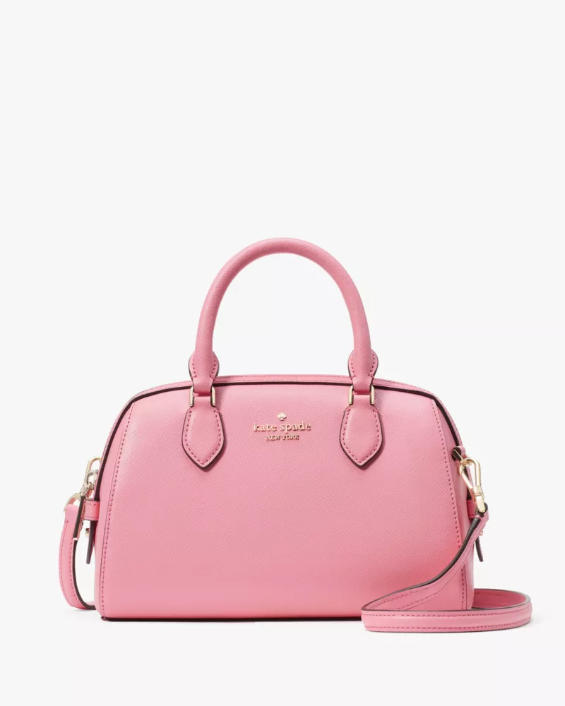 KATE SPADE  Madison Saffiano Leather Duffle Crossbody - Blossom Pink image