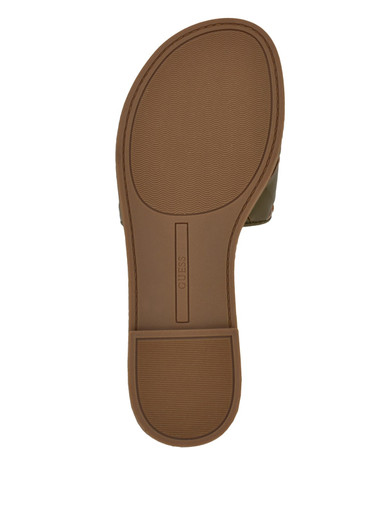 GUESS Meloria Faux-Leather Woven Slides image 1