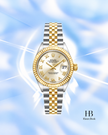 [Store Display] Rolex Lady-Datejust Silver Roman Dial Steel Yellow Gold Jubilee 28 mm