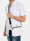 Guess Gio Logo Top-Zip Crossbody - White image 1