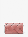 MICHAEL KORS Jet Set Medium Woven Leather Crossbody Bag image 2