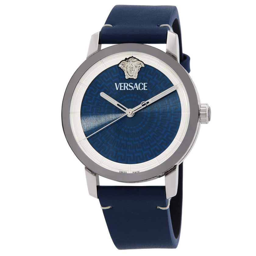 Versace V-Helix Quartz Blue Dial Men's Watch image 3