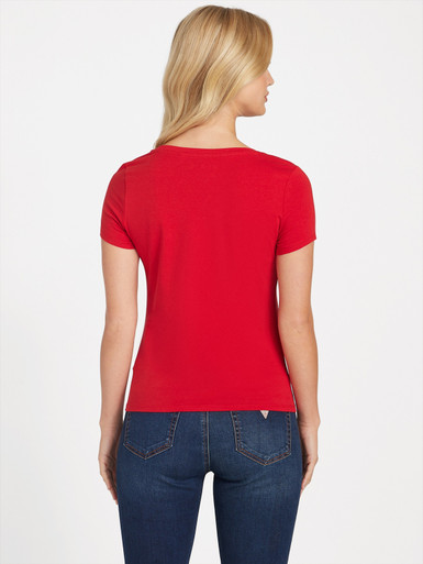 GUESS Eco Loren Glitter Heart Tee image 3