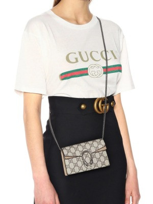 GUCCI Super Mini Dionysus Bag In Gg Supreme Canvas image 5