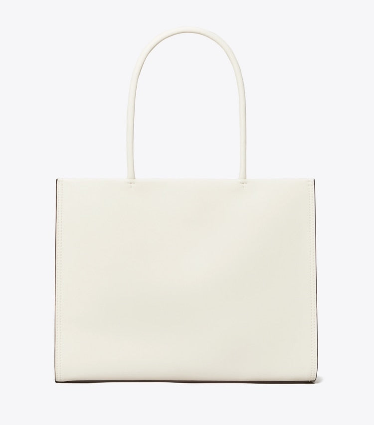 TORY BURCH Small Ella Bio Tote - Warm White image 2