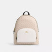 COACH Large Court Backpack In Signature Canvas image 0