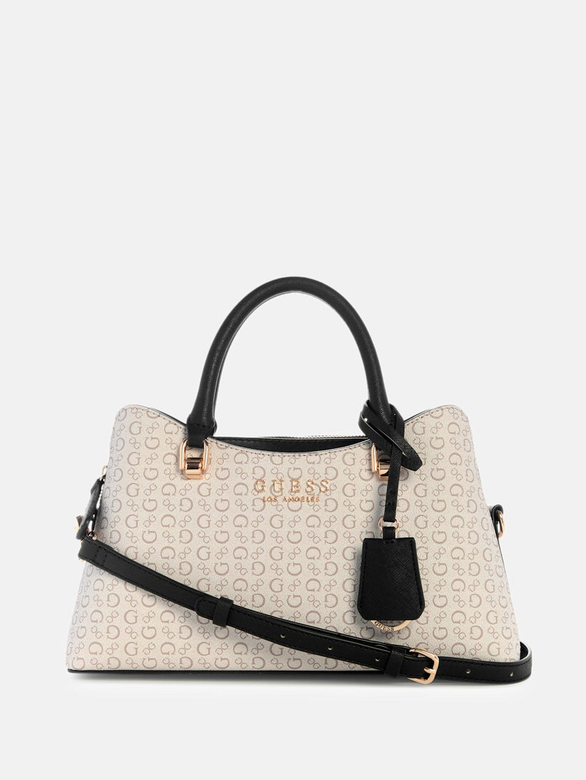 Guess Kiran Logo Satchel - Neutral image 0