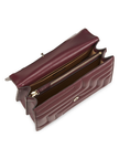 JIMMY CHOO Varenne Quilted Leather Shoulder Bag - Burgundy Light Gold image 2