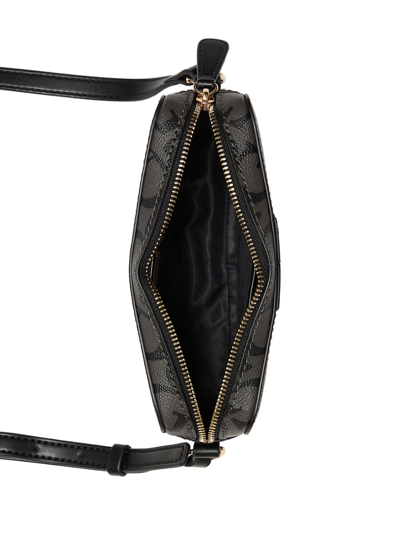 Guess Kyrie Mini Faux-Leather Camera Crossbody - Black image 3