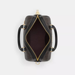 COACH Rowan Satchel Bag In Signature Canvas -  Gold/Walnut/Black image 1