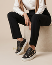 [AT DELHI] KARL LAGERFELD Cate Pins Lace-Up Sneaker (Women) image 0
