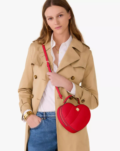 KATE SPADE  Love Shack Quilted 3D Heart Crossbody image 2