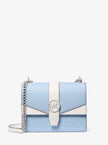 MICHAEL KORS  Greenwich Small Color-Block Signature Logo Crossbody Bag - Lt Sky Mlt image 0