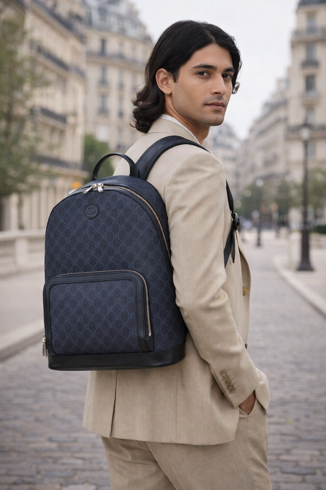 [AT DELHI] GUCCI GG Supreme Monogram Backpack image 0