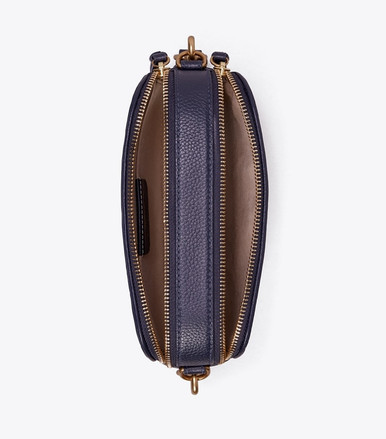 TORY BURCH  Mini T Monogram Miller Crossbody Bag - Tory Navy image 2
