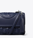 TORY BURCH Small Fleming  Convertible Shoulder Bag- Royal Navy image 2