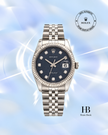 [Store Display] Rolex Datejust Blue Computer Diamond Dial Stainless Steel 36 mm