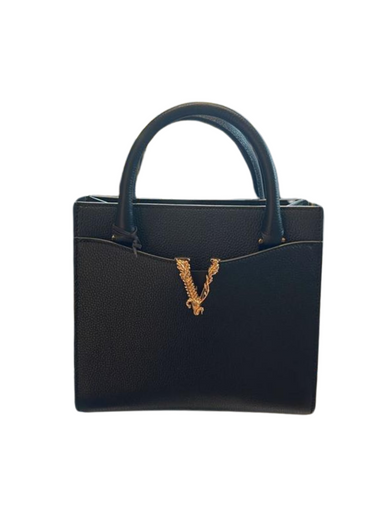 VERSACE Small Vitello Top Handle Bag image 4