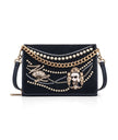 KARL LAGERFELDLourdes Suede Flap Crossbody image 0