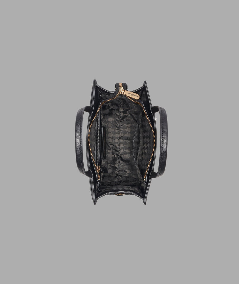 KARL LAGERFELD Maybelle Satchel With Pins - Black image 2