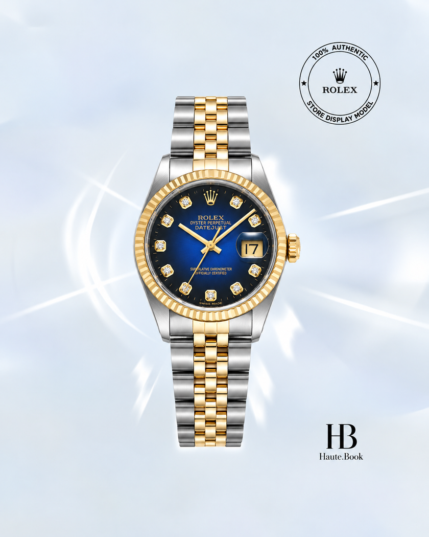 [Store Display]* Rolex Datejust Blue Gradient Diamond Dial 36 mm