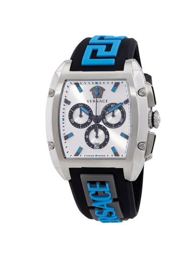 VERSACE  Dominus Chronograph Quartz Silver Dial Men's Watch image 0