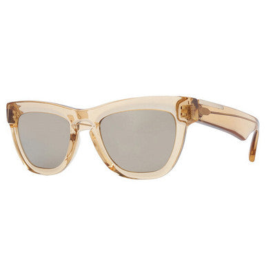 BURBERRY Light Brown Mirrored Gold Square Ladies Sunglasses ( Arriving In Delhi ) image 0