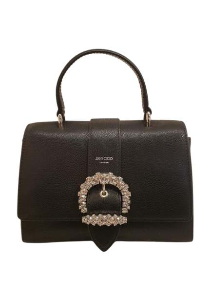 JIMMY CHOO Cheri Tophandle/S OSGL Bag - Black image