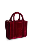 Guess Holly Velvet Mini Tote - Red image 2