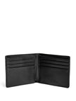Guess Slim Logo Striped Bifold Wallet - Black image 2