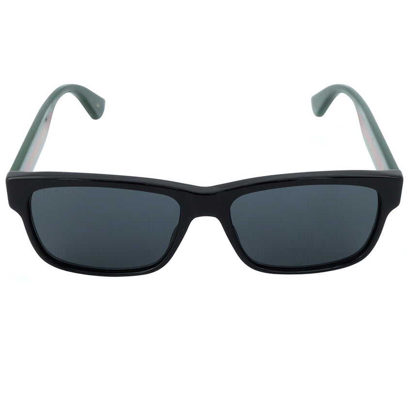 Gucci Grey Square Men's Sunglasses image 2