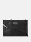 Guess Tidewood Logo Double Zip Mini Crossbody - Black image 0