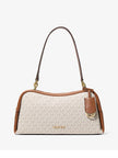 MICHAEL KORS  Cecily Medium Signature Logo Shoulder Bag - Vanilla image 0