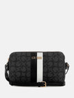 Guess Kyrie Logo Top-Zip Crossbody - Black image 0