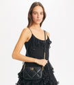 TORY BURCH Kira Diamond Quilt Camera Bag - Black image 1