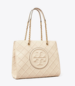 TORY BURCH Fleming Soft Chain Tote - New Cream image 1