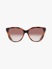 SALVATORE FERRAGAMO Brown Gradient Cat Eye Ladies Sunglasses (Arriving In Delhi) image 0