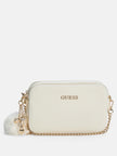 Guess Holly Velvet Crossbody - Off-White image 0