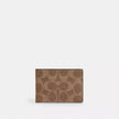 COACH Compact Billfold Wallet In Signature Canvas (Arriving In Delhi) image 0