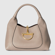 GUCCI Softbit Medium Handbag - Taupe image