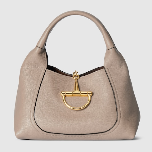 GUCCI Softbit Medium Handbag - Taupe image