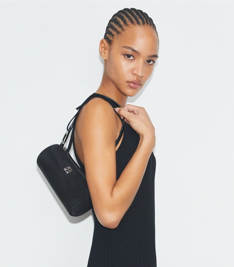 TORY BURCH Virginia Cylinder Bag - Black image 1