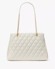 KATE SPADE Carey Quilted Tote - Meringue image 2