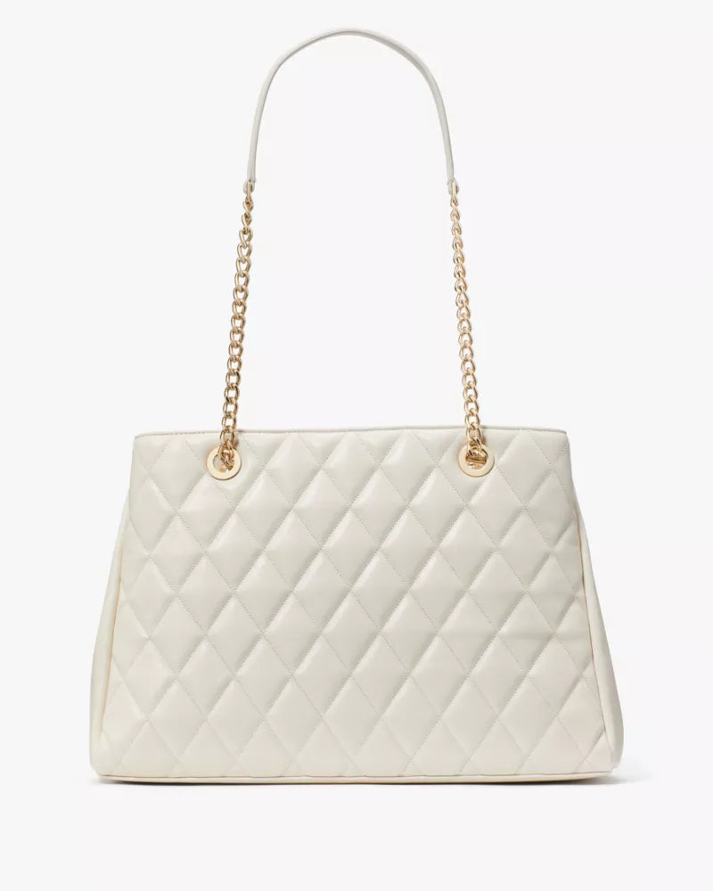 KATE SPADE Carey Quilted Tote - Meringue image 2