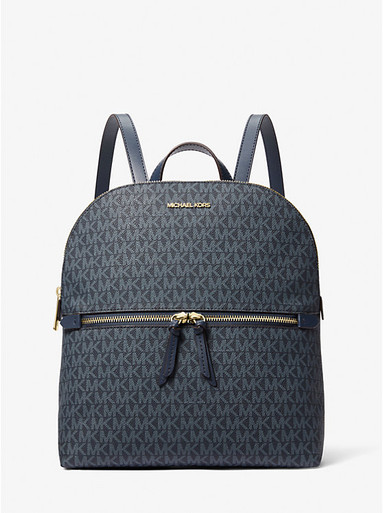 MICHAEL KORS Dallas Medium Signature Logo Backpack - Admiral image 2