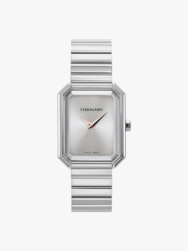 SALVATORE FERRAGAMO Crystal Tank Quartz Ladies Watch image 0