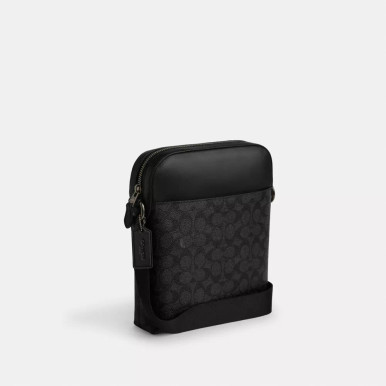 COACH Houston Flight Bag In Signature Canvas image 1