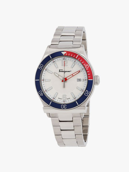 FERRAGAMO 1898 Sport Quartz White Dial Men's Watch image 0