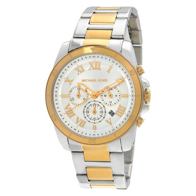 MICHAEL KORS Alek Chronograph Quartz Silver Dial Men's Watch image 2