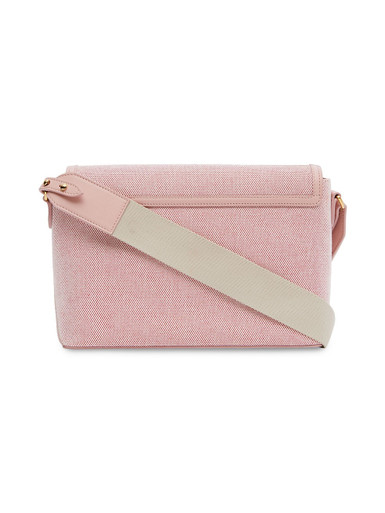 BURBERRY Medium Note Canvas Crossbody Bag - Bright Red image 3